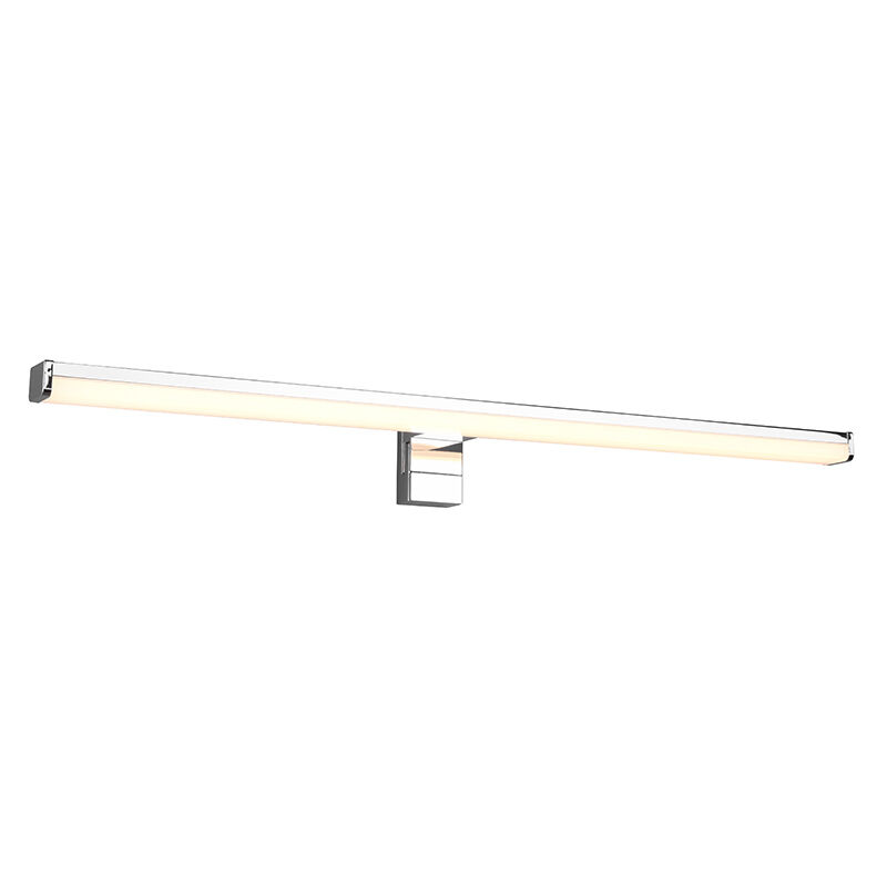 Moderne wandlamp Celal, chroom, kunststof, geïntegreerde LED