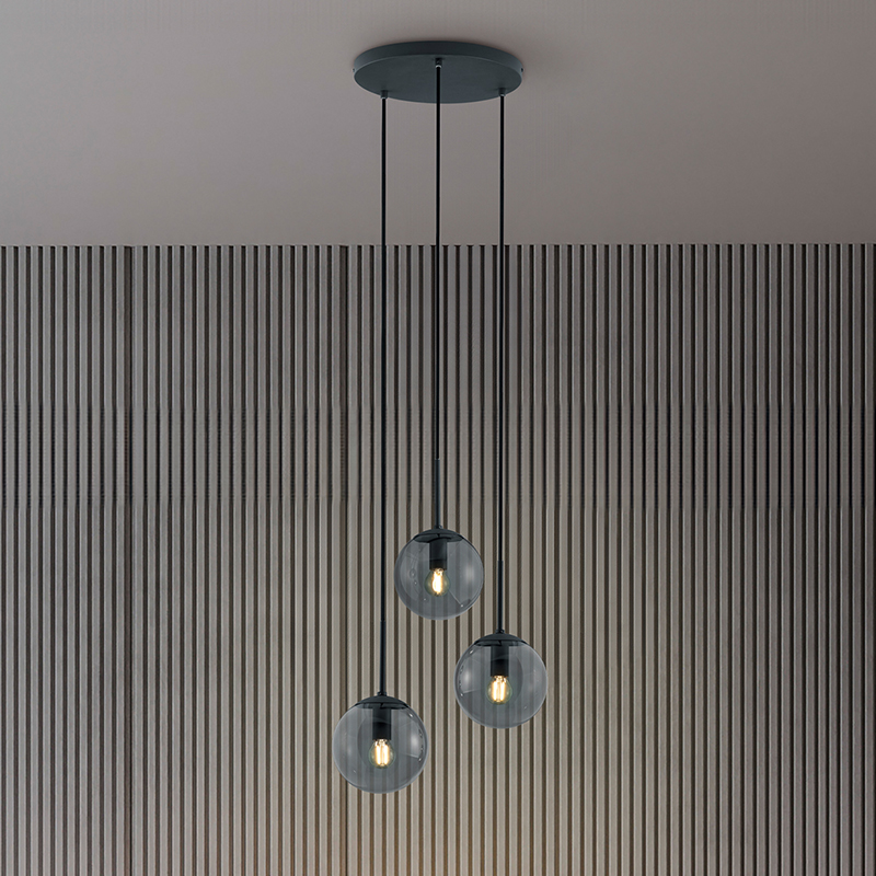 Moderne hanglamp Resi, antraciet