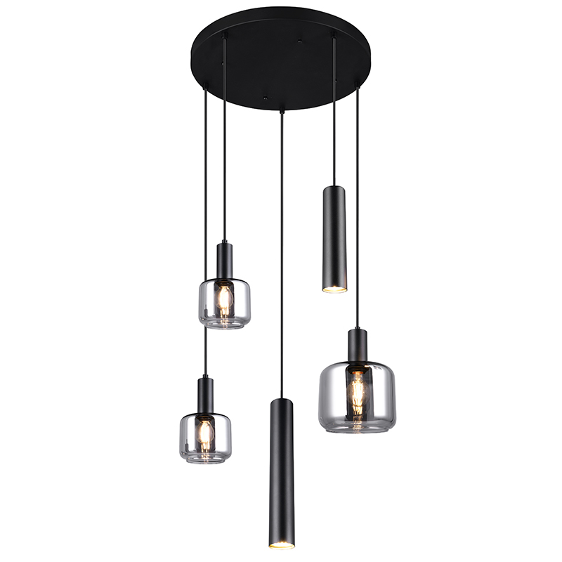 Zwarte eettafel hanglamp design, Lahcen