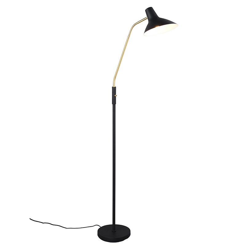 Zwarte vloerlamp klassiek, Merit