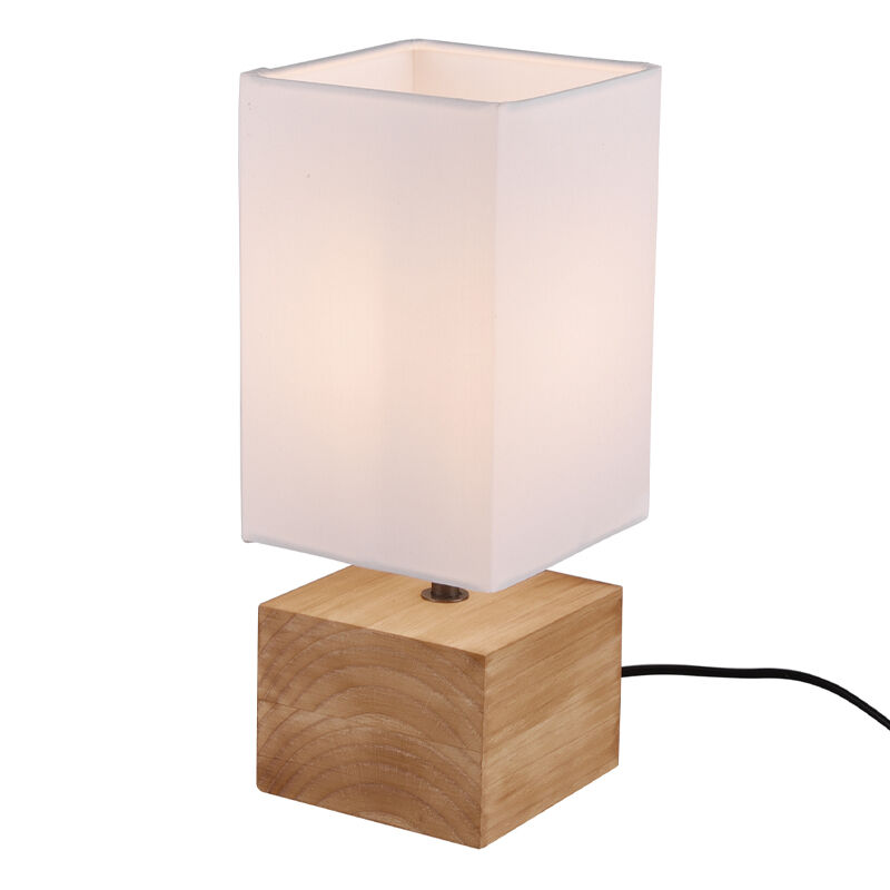 Moderne tafellamp Job, bruin