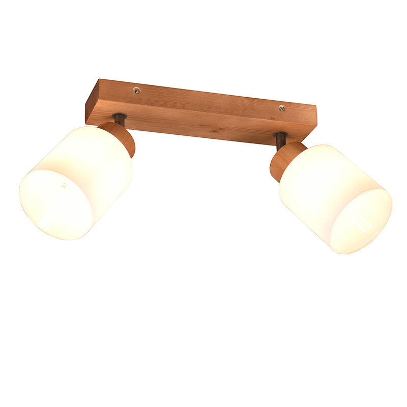 Houten plafondspot bruin, Myron