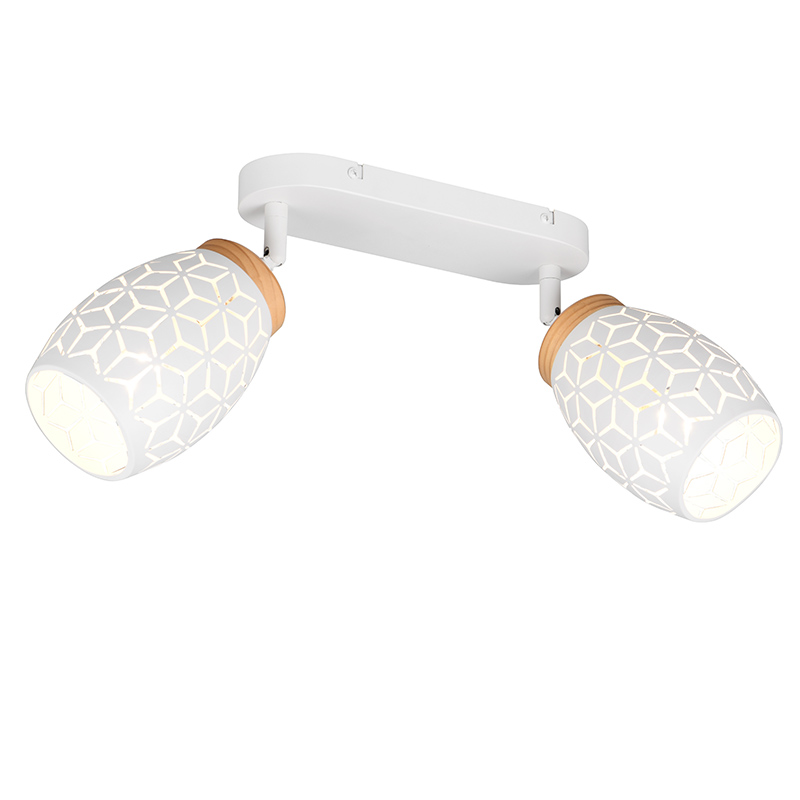 Witte plafondspot modern, Delana