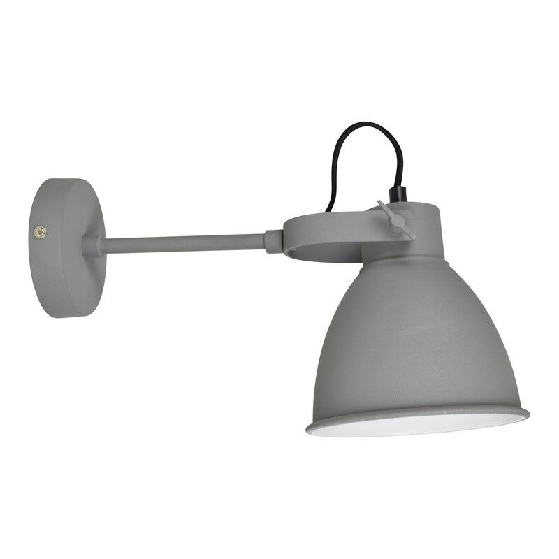 Industriële wandlamp grijs, Locker