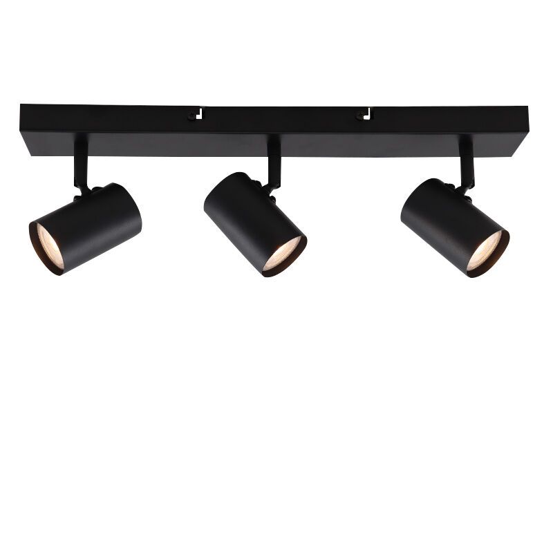 Moderne plafondspot zwart, Carlos