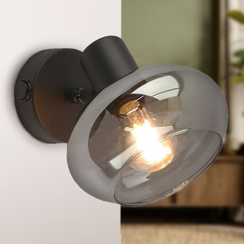 Design wandspot Skip, met schakelaar, zwart Design wandspot Skip, met schakelaar, zwart