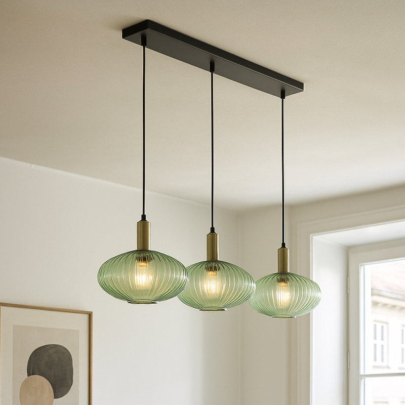 Retro hanglamp groen, Charlois