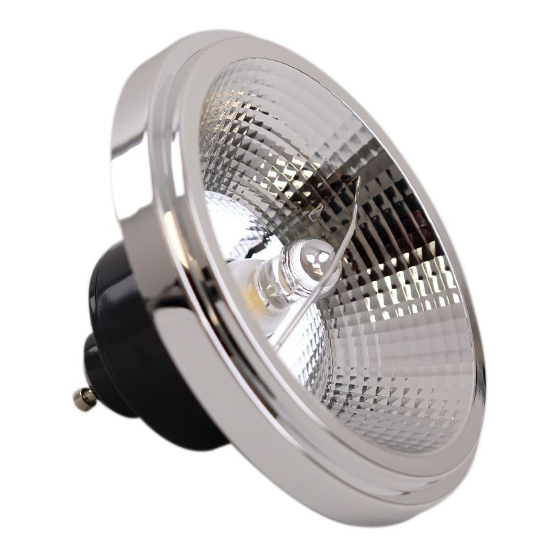 Dimbare Olucia GU10 (AR111) LED lamp Clint, zwart, 6W, 4000K Dimbare Olucia GU10 (AR111) LED lamp Clint, zwart, 6W, 4000K