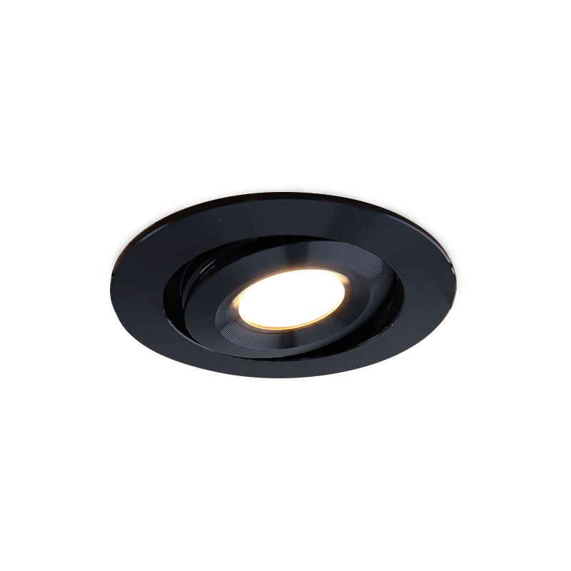 Rona kantelbare Veranda inbouwspot, IP44, dimbaar, zwart Rona kantelbare Veranda inbouwspot, IP44, dimbaar, zwart