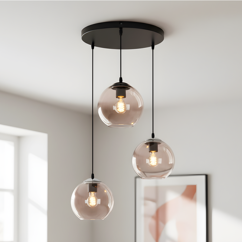 Design hanglamp roze, Giada