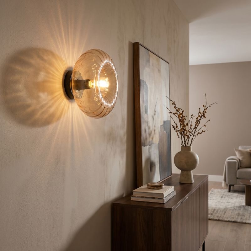 Retro wandlamp amber, Diane Retro wandlamp amber, Diane