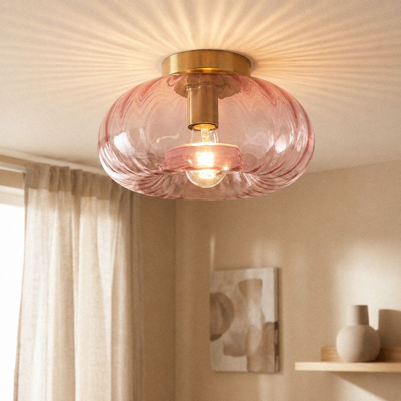 Retro plafondlamp roze, Diane Retro plafondlamp roze, Diane