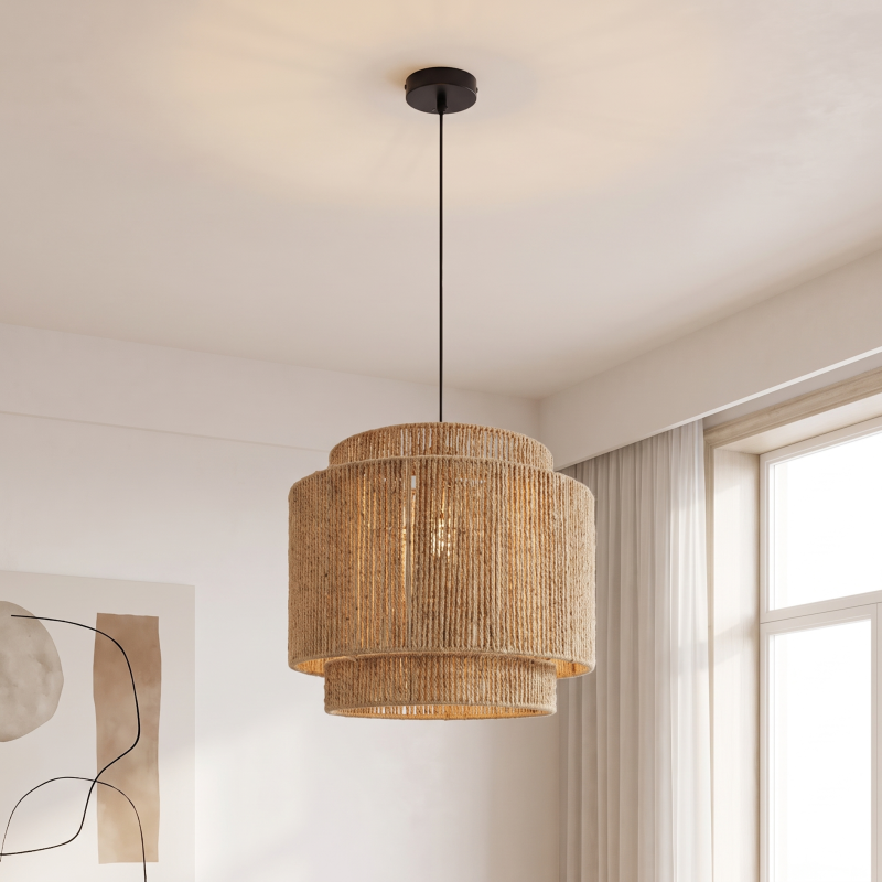 Japandi hanglamp bruin, Sanny Japandi hanglamp bruin, Sanny