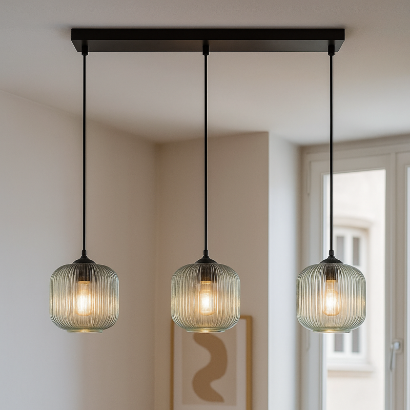 Design hanglamp groen, Charlois