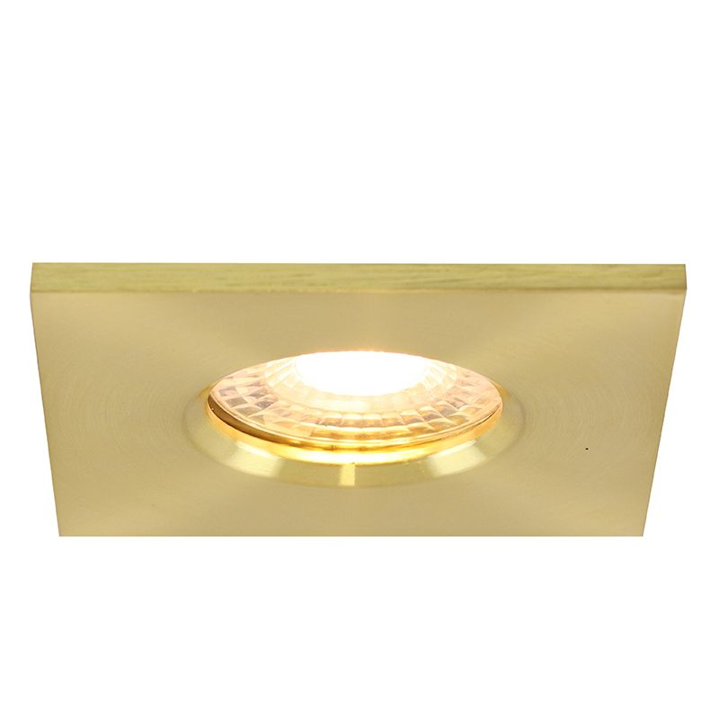 Moderne badkamer inbouwspot messing, Jule, IP65 Moderne badkamer inbouwspot messing, Jule, IP65