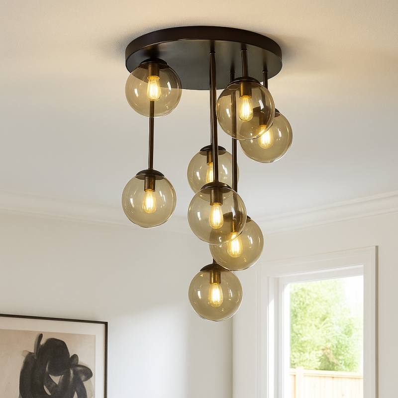 Design plafondlamp groen, Stacy