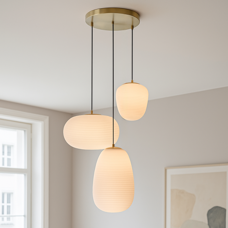 Moderne hanglamp wit, Davide