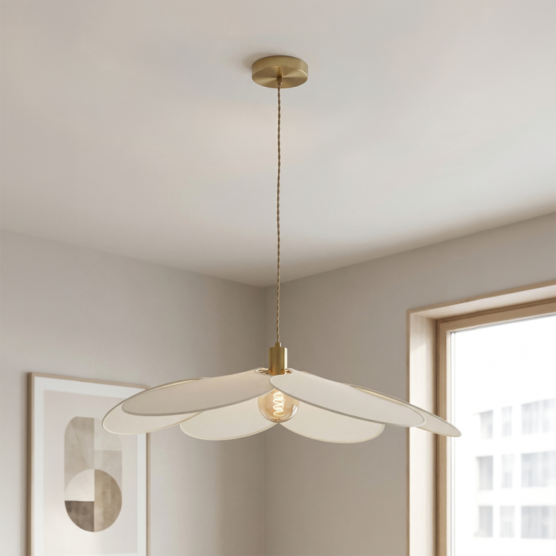 Landelijke hanglamp crème, Nena Landelijke hanglamp crème, Nena