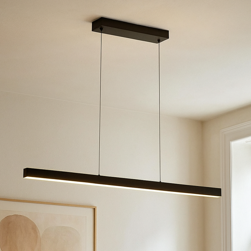 Moderne hanglamp zwart, Iwan, 18W, 3000K LED