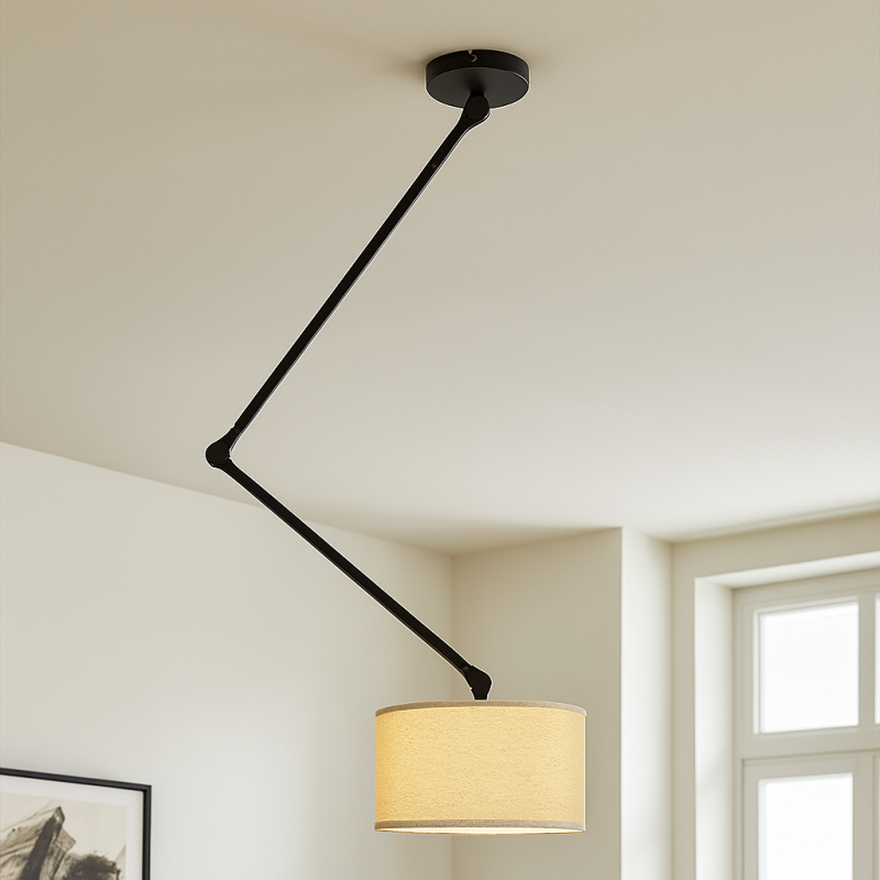 Moderne plafondlamp zwart, Timmy Moderne plafondlamp zwart, Timmy