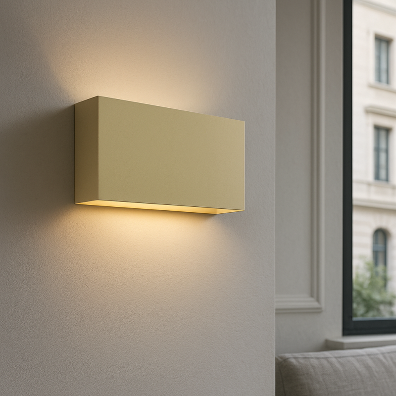 Moderne wandlamp beige, Perry Moderne wandlamp beige, Perry