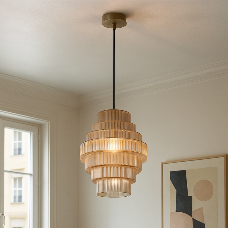 Retro hanglamp amber, Paris Retro hanglamp amber, Paris