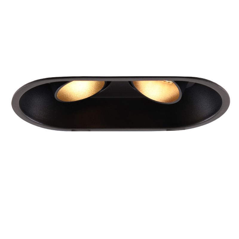 Moderne inbouwspot zwart, Timothy