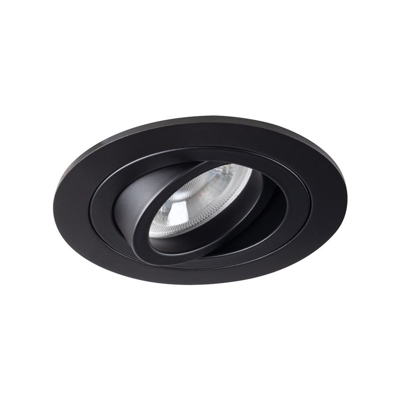 Moderne inbouwspot zwart, Seidy Moderne inbouwspot zwart, Seidy