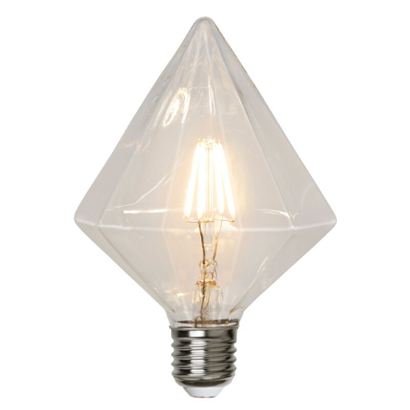 E27 diamant LED lamp Coen, 3,2 Watt, 2700K (Extra warm wit) E27 diamant LED lamp Coen, 3,2 Watt, 2700K (Extra warm wit)