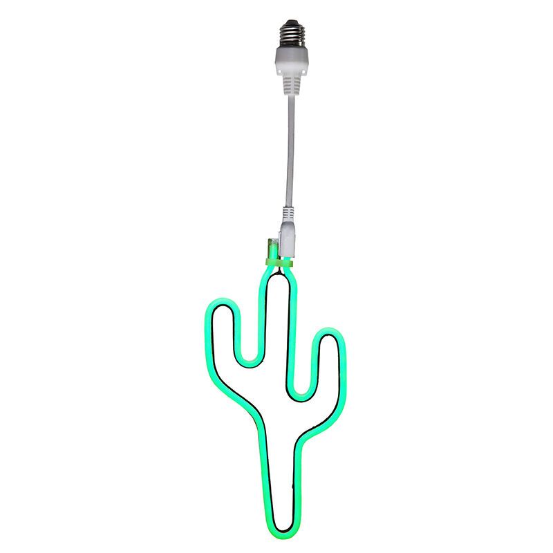 E27 neon cactus voor prikkabels