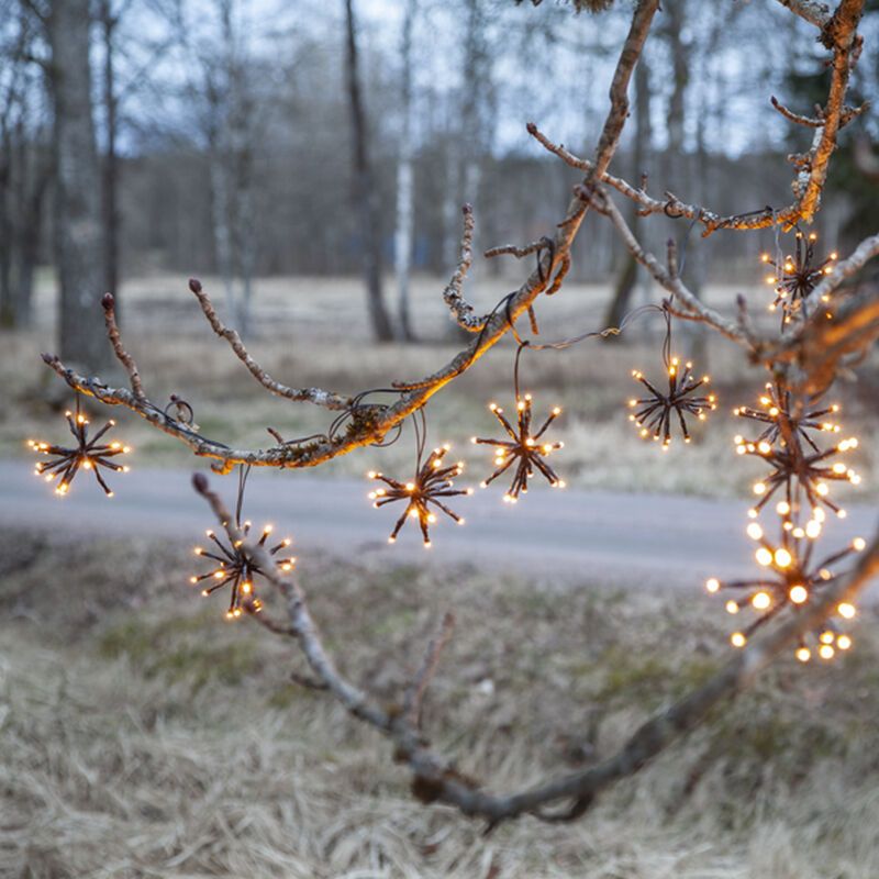 4m Kerstverlichting met flower effect, 10 sterren