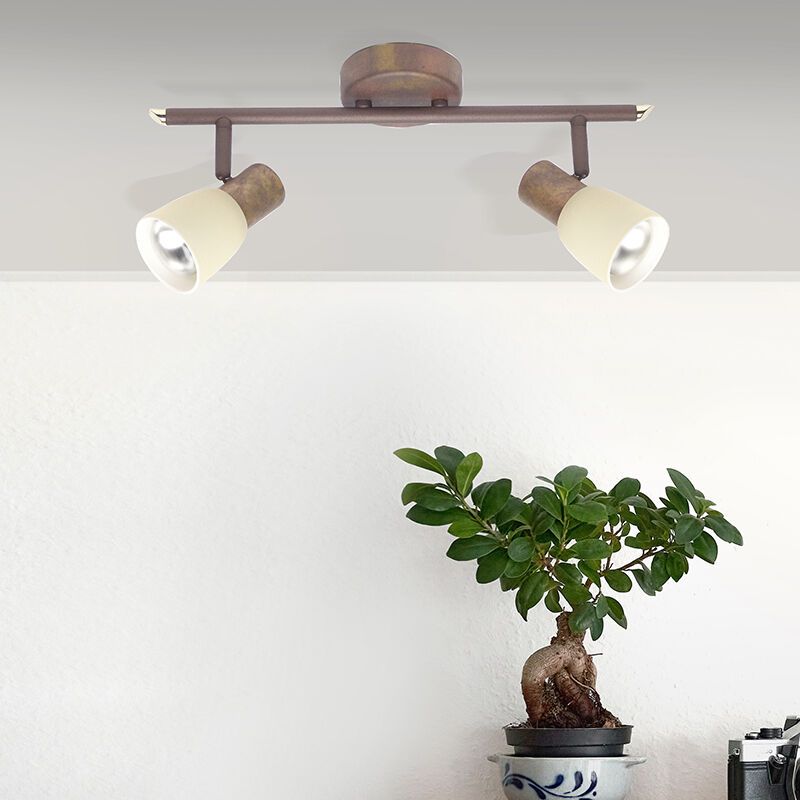 Metalen plafondspot koper, Alaya