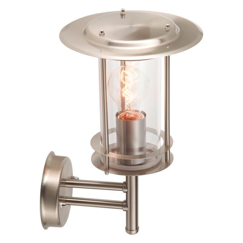 Metalen buitenlamp chroom, Shamayra, IP44 Metalen buitenlamp chroom, Shamayra, IP44