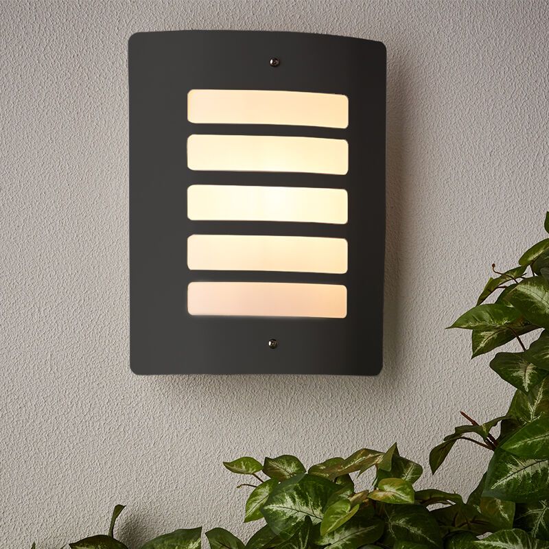 Metalen buitenlamp antraciet, Alea, IP44