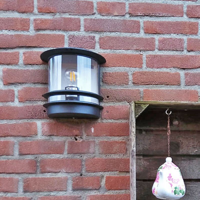 Zwarte buiten wandlamp Zare