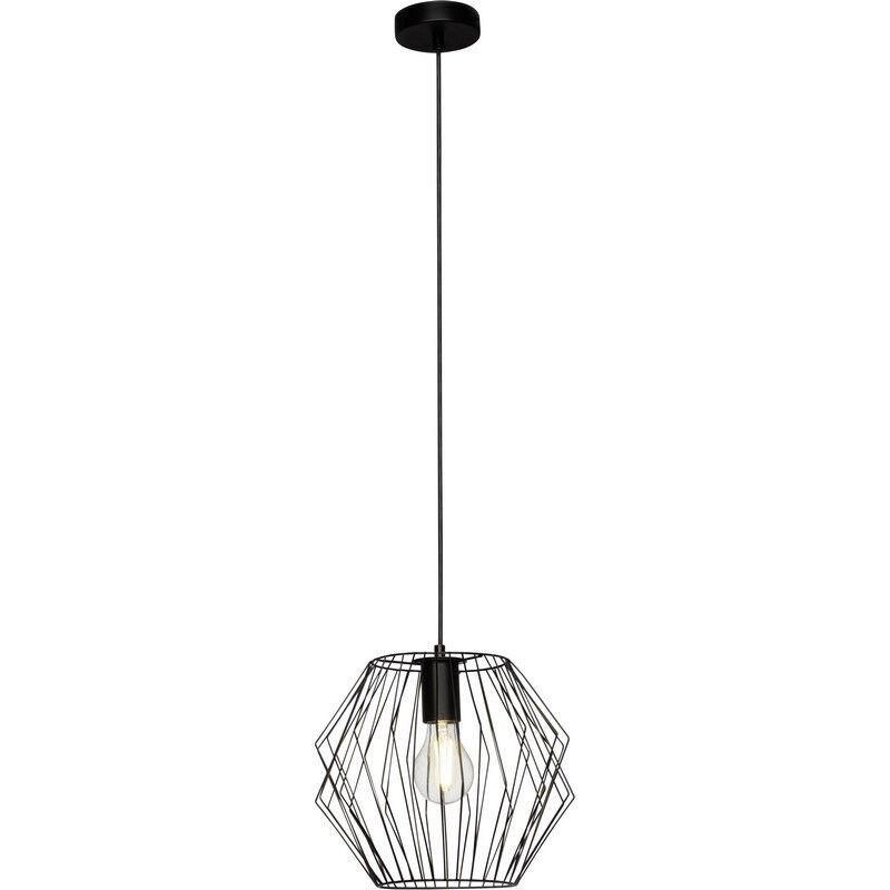 Industriële hanglamp Alvina, Zwart Industriële hanglamp Alvina, Zwart