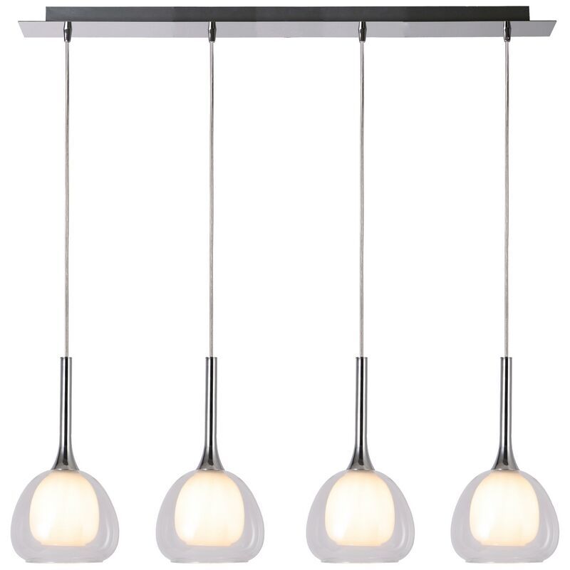 Moderne eettafel hanglamp Emmelien, Metaal