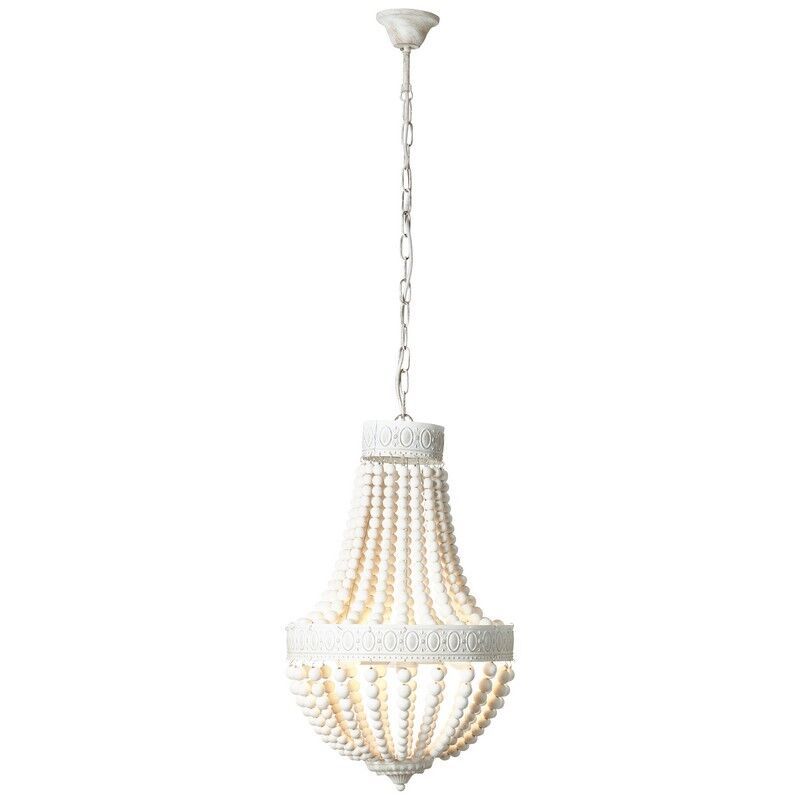 Klassieke hanglamp Nikki, Wit Klassieke hanglamp Nikki, Wit