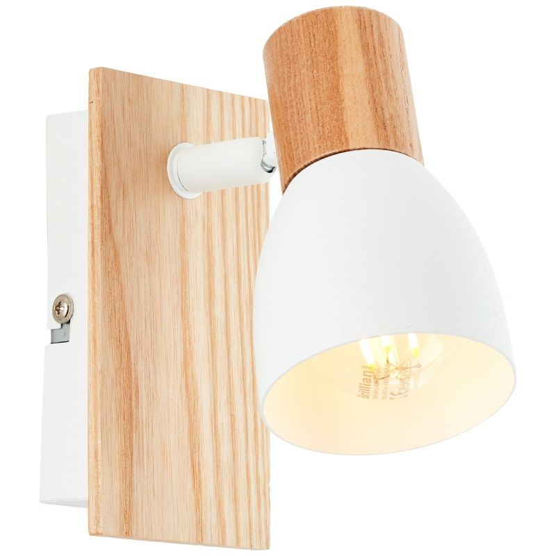 Landelijke wandspot wit, Tyrone Landelijke wandspot wit, Tyrone