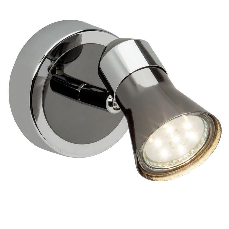 Metalen wandlamp chroom, Levijn