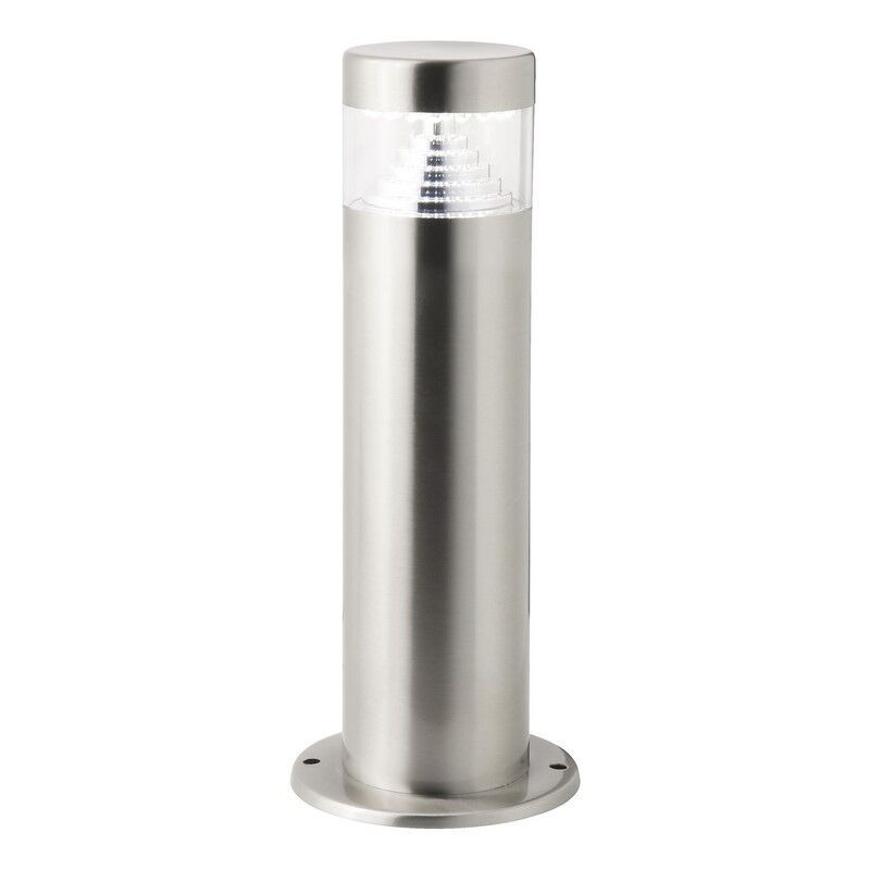 Kunststof buitenlamp chroom, Samuel, 1W, 6500K LED, IP44