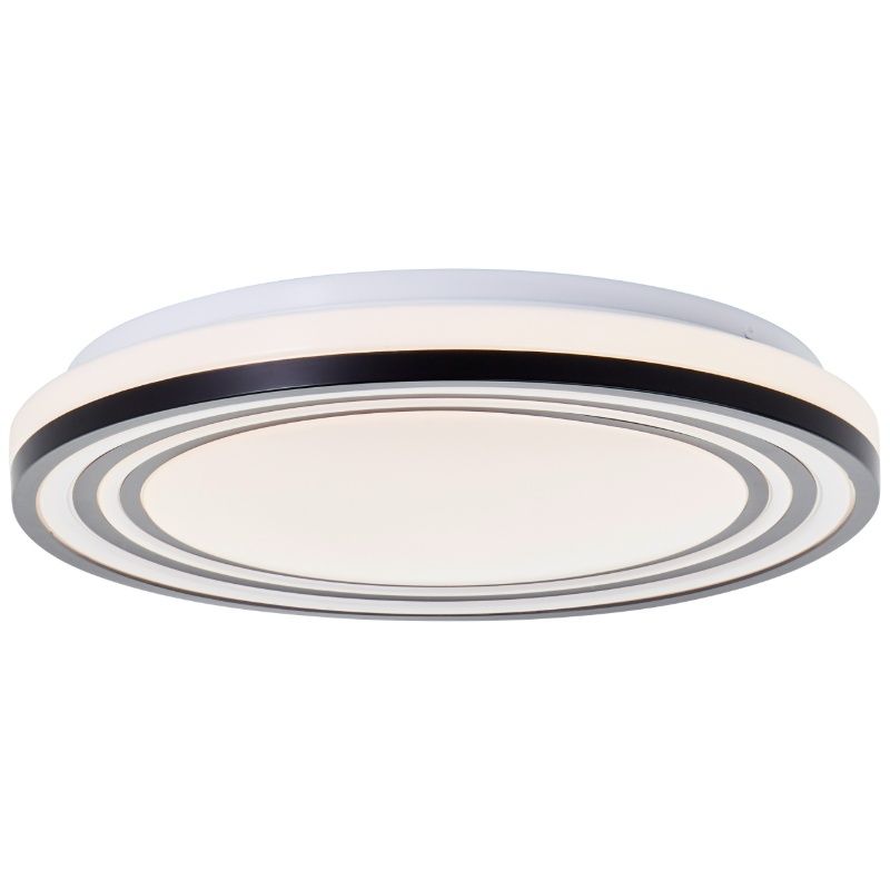 Moderne plafondlamp zwart, Merlijn, 24W, 3000K LED Moderne plafondlamp zwart, Merlijn, 24W, 3000K LED