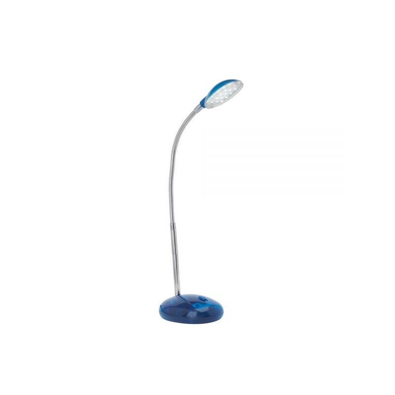 Kunststof bureaulamp blauw, Marenthe, 2W, 6000K LED, met schakelaar Kunststof bureaulamp blauw, Marenthe, 2W, 6000K LED, met schakelaar
