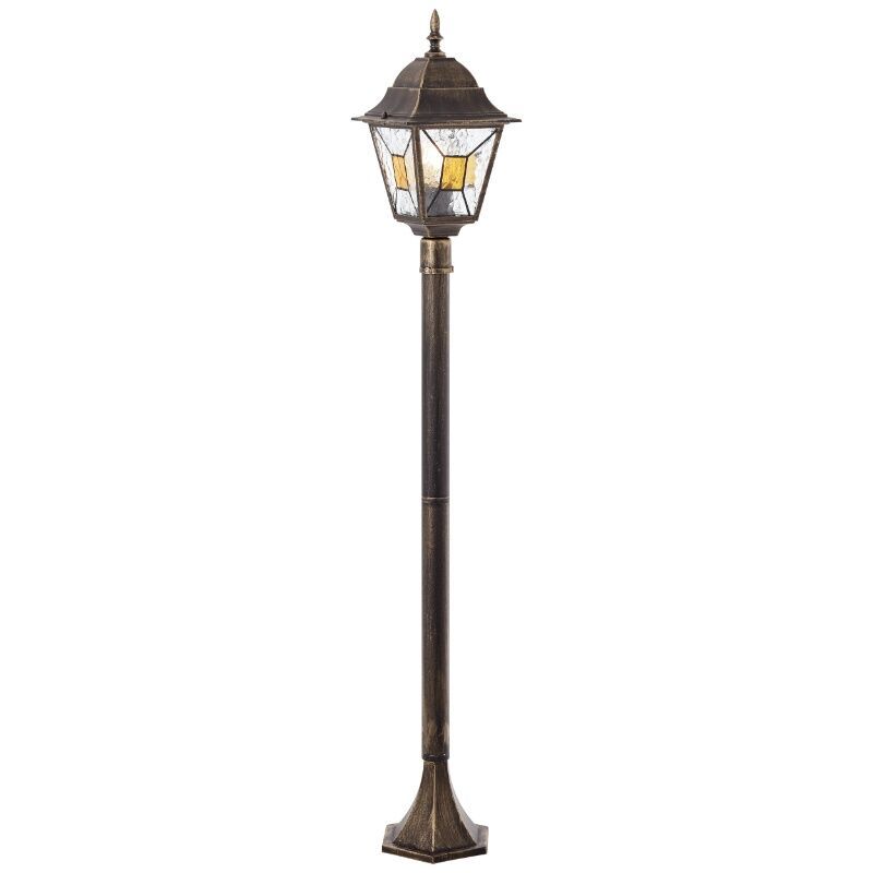 Klassieke buitenlamp roestkleurig, Levinus, IP44