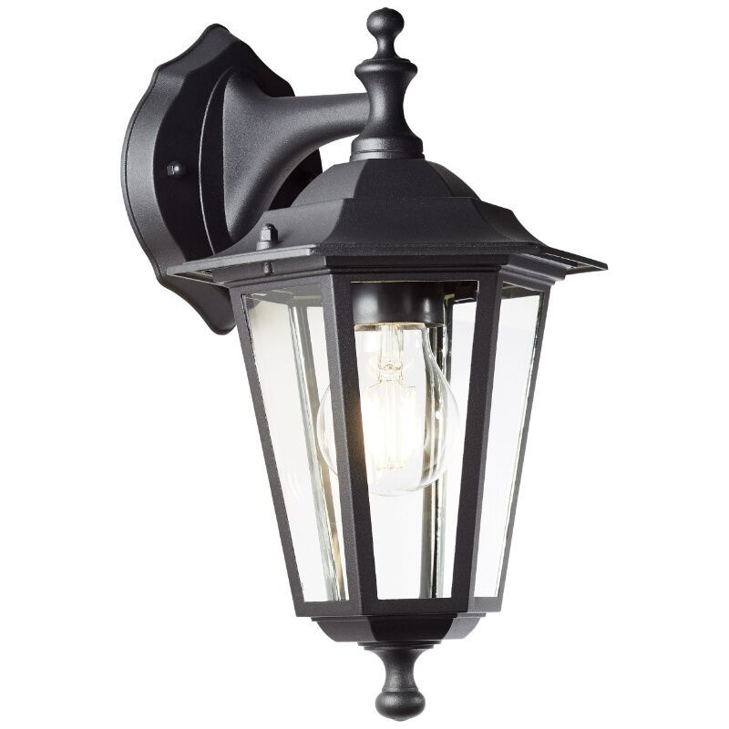 Klassieke buitenlamp zwart, Radha, IP44