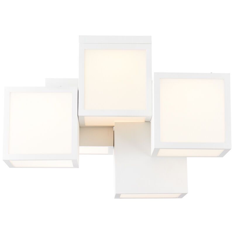 Moderne plafondlamp Aysun, metaal, 40w warm wit LED
