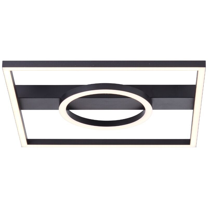Design plafonnière zwart, Konrad, 20W, 3000K LED Design plafonnière zwart, Konrad, 20W, 3000K LED