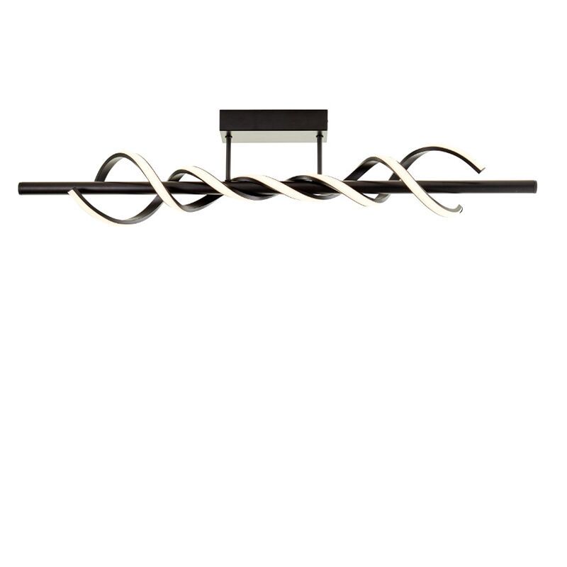 Moderne plafondlamp zwart, Quang, 20W, 3000K LED