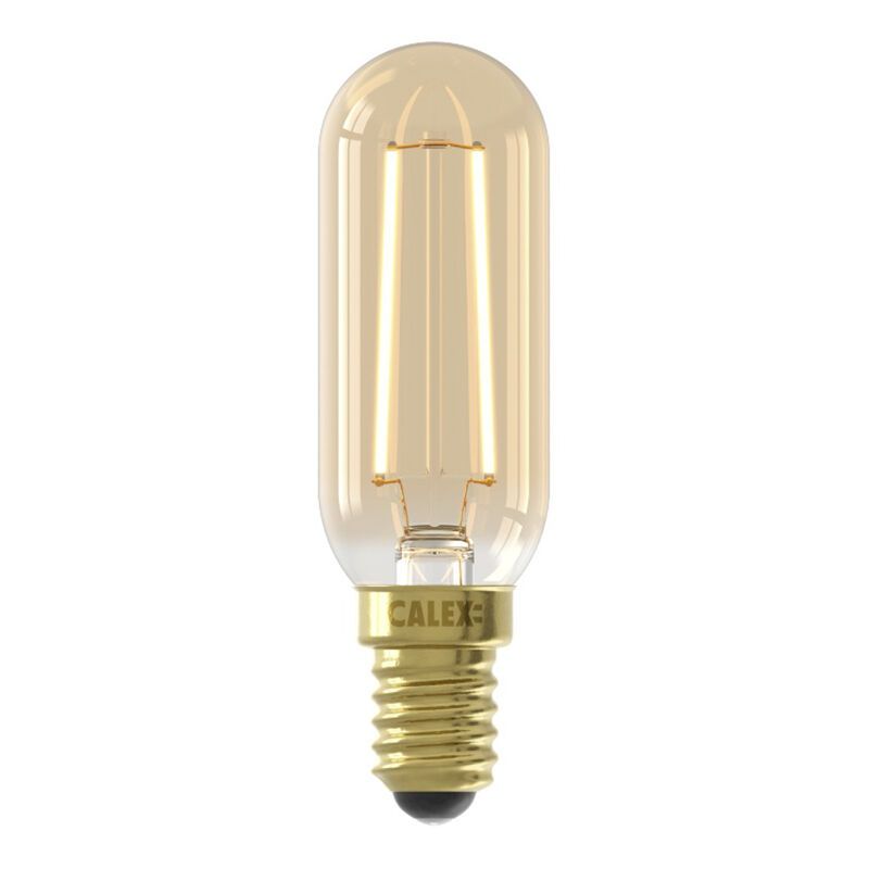 Dimbare Calex E14 LED buislamp amber, 3,5W, 2100K