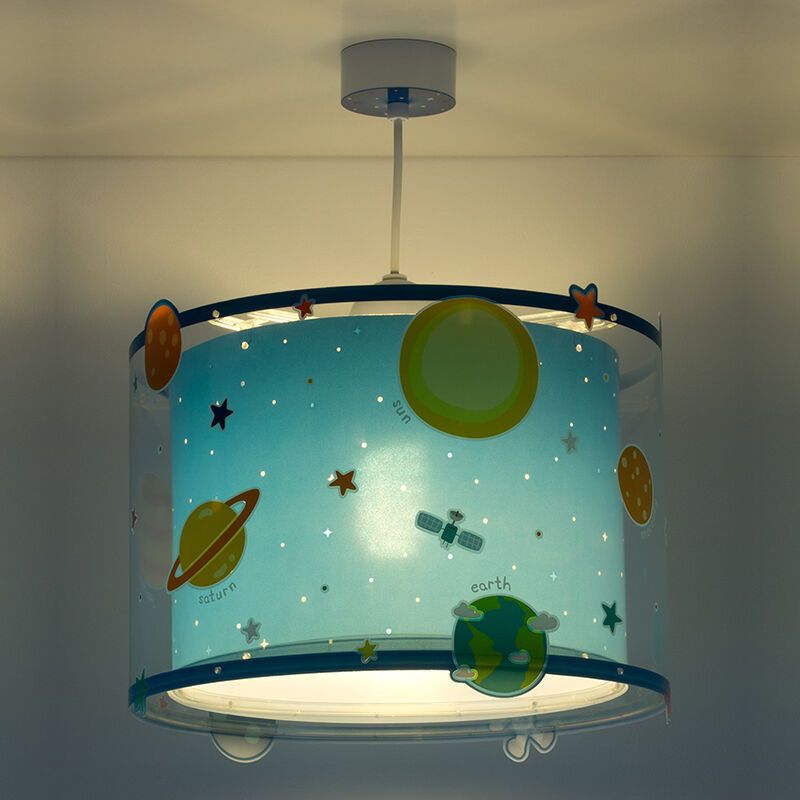 Planeet hanglamp - Blauw